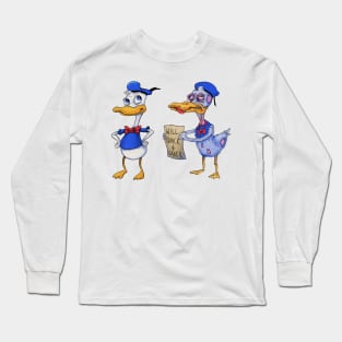 donald on ice Long Sleeve T-Shirt